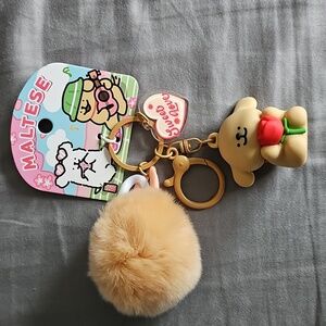 Maltese Keychain